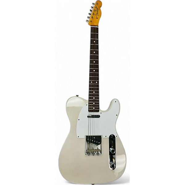 Used Fender Jimmy Page Mirror Telecaster White Solid Body Electric Guitar