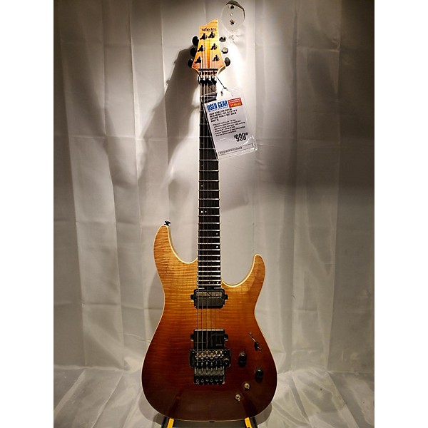 Used Used Schecter Guitar Research C1 SLS Elite FR-S Antique Fade Burst Solid Body Electric Guitar