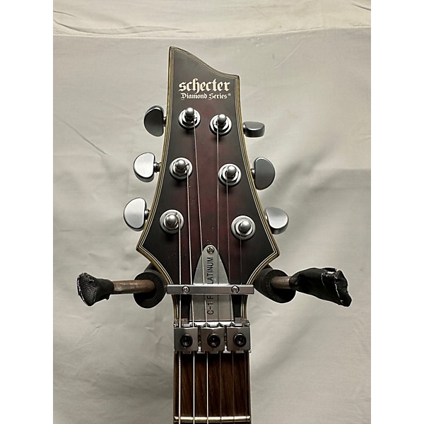 Used Schecter Guitar Research Used Schecter Guitar Research C1 Floyd Rose Platinum Crimson Red Burst Solid Body Electric G...