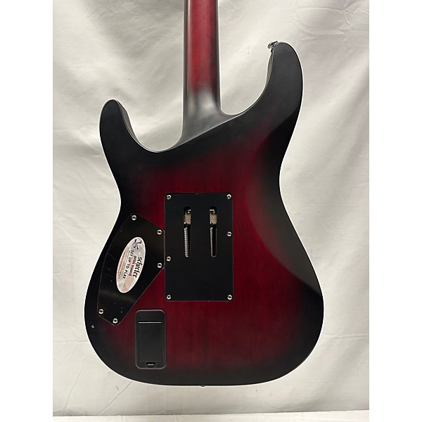 Used Schecter Guitar Research Used Schecter Guitar Research C1 Floyd Rose Platinum Crimson Red Burst Solid Body Electric G...