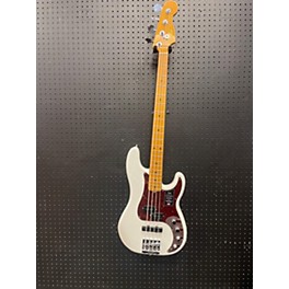 Used Fender Used 2023 Fender American Ultra Precision Bass Pearl White Electric Bass Guitar