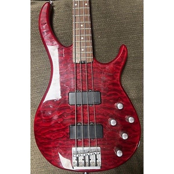 Used Peavey Used Peavey Fury IV Wine Red Electric Bass Guitar