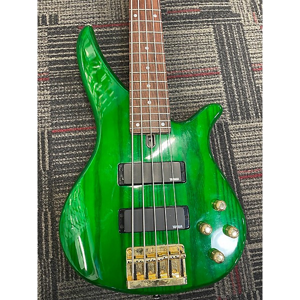 Used Yamaha Used Yamaha RBX765 Green Electric Bass Guitar