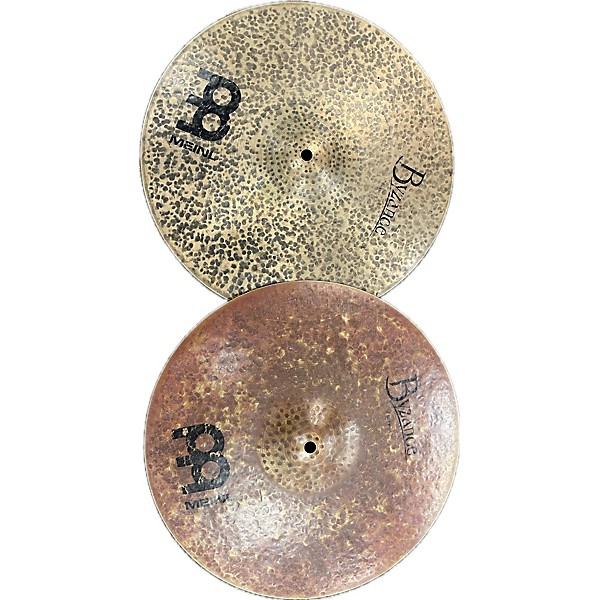 Used MEINL 14in Byzance Dark Hi Hat Pair Cymbal