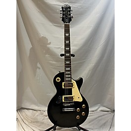 Used Epiphone Used 2004 Epiphone Les Paul Standard Black Solid Body Electric Guitar