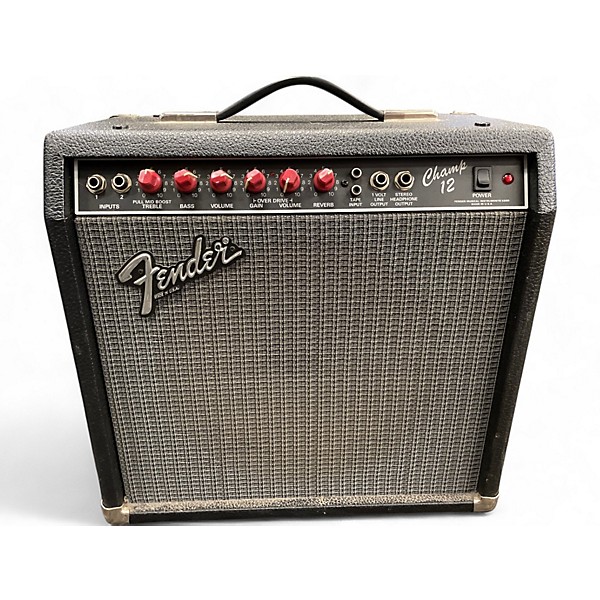 Used Fender Used Fender Champ 12 Red Knob Tube Guitar Combo Amp