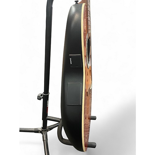 Vintage 1994 Ovation 1861AX-5 Standard Balladeer Orange Acoustic Electric Guitar