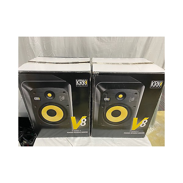 Used KRK Used KRK V8 Series 4 Pair Powered Monitor