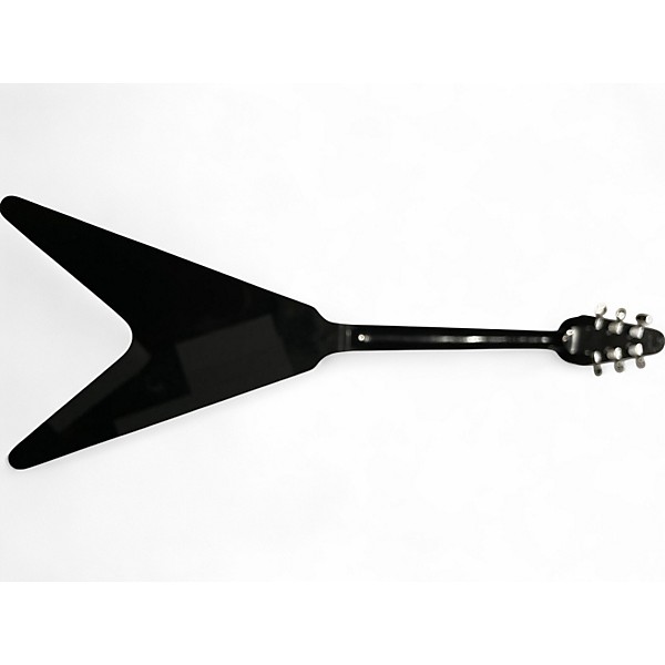 Used Gibson Kirk Hammett Signature Flying V Aged Ebony Solid Body Electric Guitar