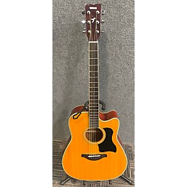 Used Yamaha FGCTA TRANSACOUSTIC Natural Acoustic Electric Guitar