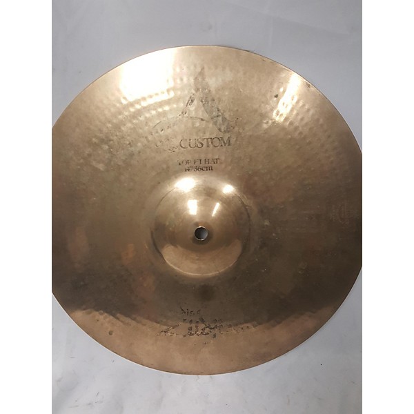 Used Zildjian Used Zildjian 14in A Custom Hi Hat Pair Cymbal