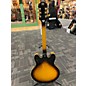 Used Epiphone Used Epiphone Sheraton II Left Handed Sunburst Hollow Body Electric Guitar