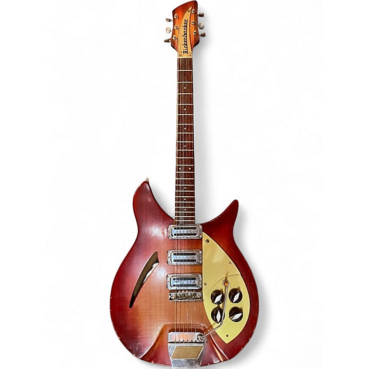 Vintage 1960 Rickenbacker 345 Fireglo Hollow Body Electric Guitar