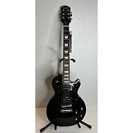 Used Epiphone Used Epiphone Les Paul Classic T Trans Black Solid Body Electric Guitar