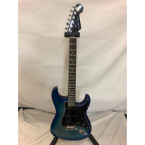 Used Fender Used 2021 Fender American Ultra Stratocaster Limited-Edition Denim Solid Body Electric Guitar