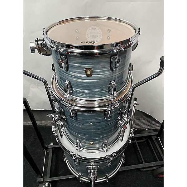 Used Ludwig Used 2022 Ludwig 3 piece Classic Maple VINTAGE BLUE OYSTER Drum Kit