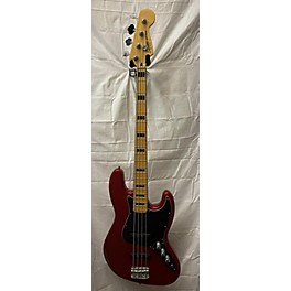 Used Squier Used Squier Classic Vibe 70s Jazz Bass Red Electric Bass Guitar