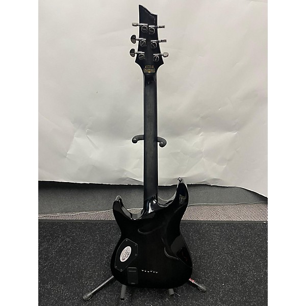 Used Schecter Guitar Research Used Schecter Guitar Research Hellraiser C1 Hybrid TRANSPARENT BLACK Solid Body Electric Guitar