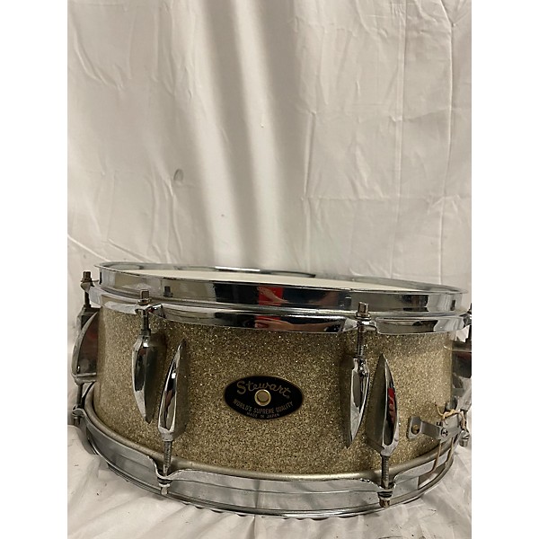 Used Stewart Used 1965 Stewart 5X14 1960s Snare Drum Drum Silver Sparkle