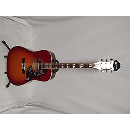 Used Epiphone Used Epiphone Hummingbird Cherry Sunburst Acoustic Guitar