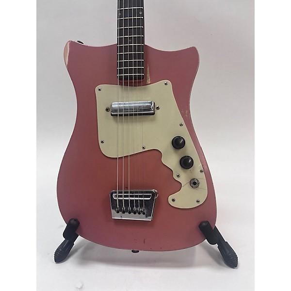 Vintage Alamo Vintage 1960s Alamo Fiesta One Pickup Pink Solid Body Electric Guitar