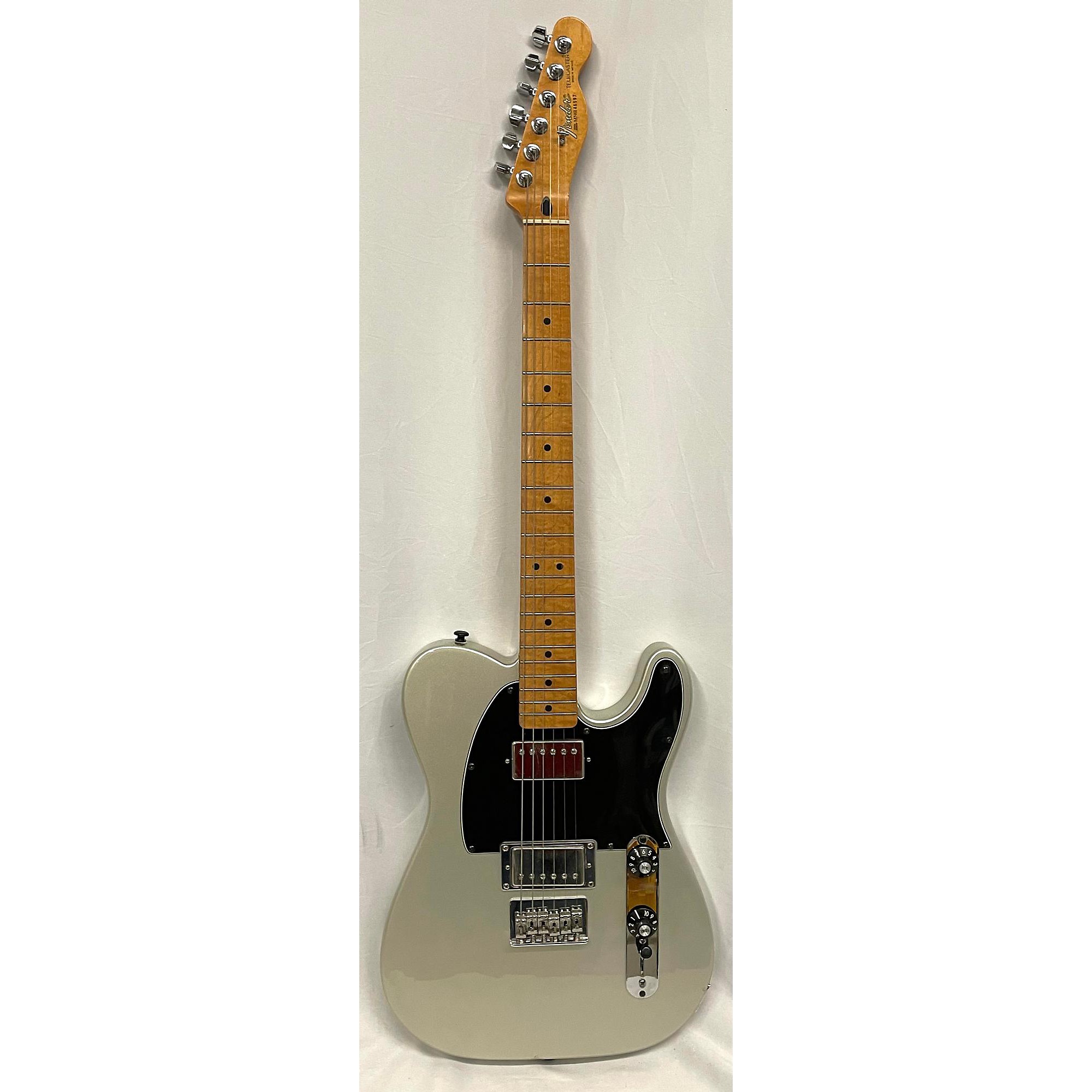 Used Fender Blacktop Telecaster HH Solid Body Electric Guitar Inca Silver |  Guitar Center