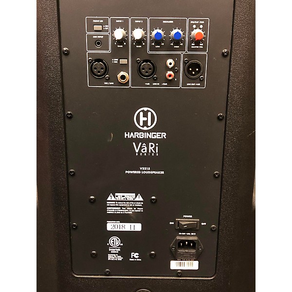 Used Harbinger V2215 Powered Speaker