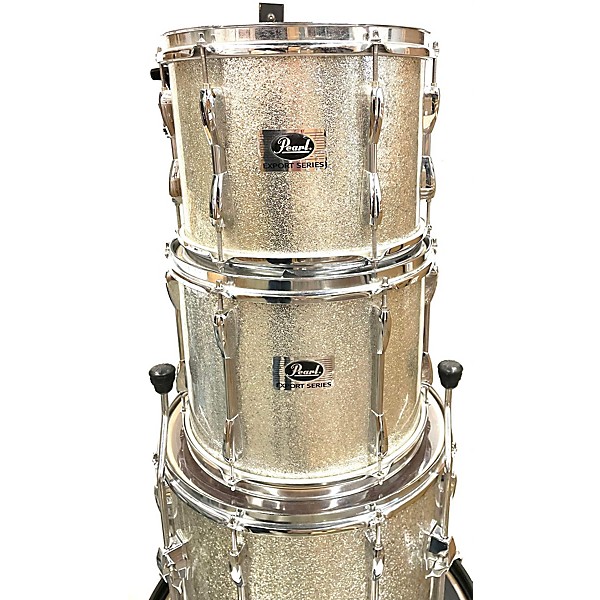 Used Pearl Used Pearl 4 piece Export Silver Sparkle Drum Kit