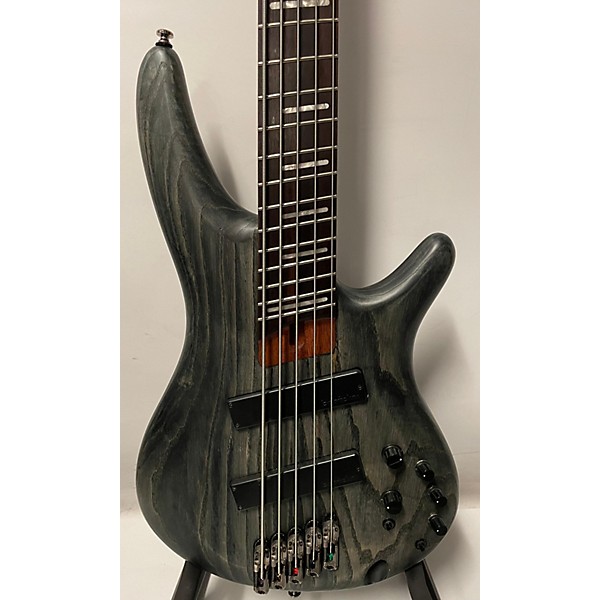 Used Used Ibanez SRFF805 Black Stain Electric Bass Guitar