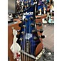 Used Used 2022 Schecter Guitar Research Omen Extreme 8 See Through Blue Burst Solid Body Electric Guitar