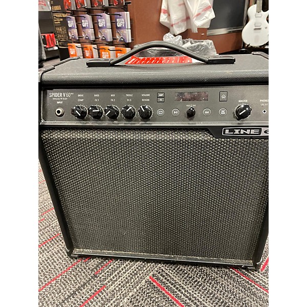 Used Line 6 Spider V 60 1x10 Guitar Combo Amp