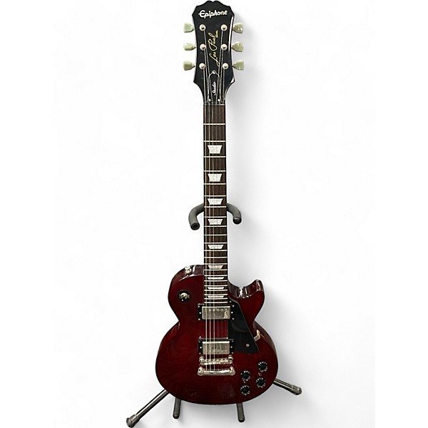 Used Epiphone Used Epiphone Les Paul Studio Wine Red Solid Body Electric Guitar