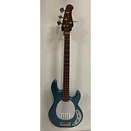 Used Eden Used Sterling By Music Man Stingray Blue Sparkle Electric Bass Guitar