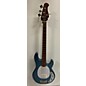 Used Used Sterling By Music Man Stingray Blue Sparkle Electric Bass Guitar thumbnail