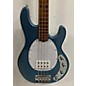 Used Used Sterling By Music Man Stingray Blue Sparkle Electric Bass Guitar