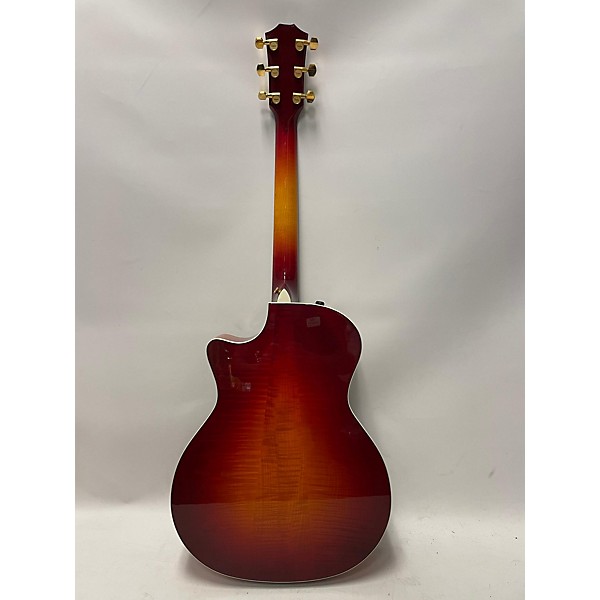 Used Taylor Used Taylor 614CE Crimson Red Burst Acoustic Electric Guitar