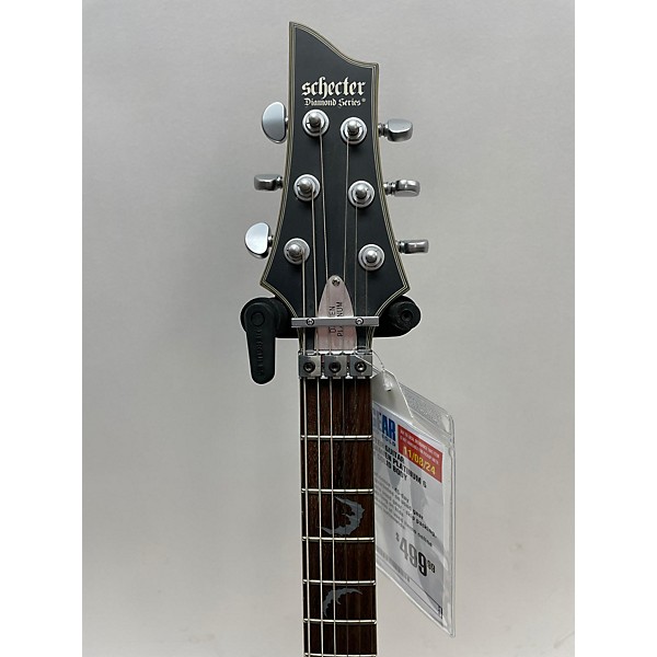 Used Schecter Guitar Research Used Schecter Guitar Research Damien Platinum 6 Trans Gray Solid Body Electric Guitar