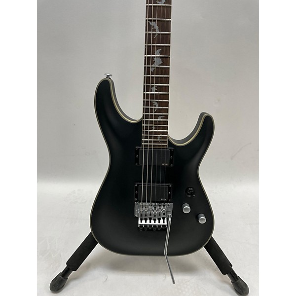 Used Schecter Guitar Research Used Schecter Guitar Research Damien Platinum 6 Trans Gray Solid Body Electric Guitar