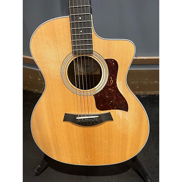 Used Used Taylor 214CE Natural Acoustic Electric Guitar