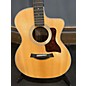 Used Used Taylor 214CE Natural Acoustic Electric Guitar