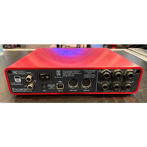 Used Focusrite Scarlett 6i6 Gen 2 Audio Interface