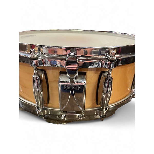 Used Gretsch Drums Used Gretsch Drums maple snare Natural Drum