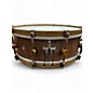 Used A&F Drum Co Used A&F Drum  Co Raw Brass Snare Patina Drum