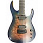 Used Schecter Guitar Research Used Schecter Guitar Research km-7 mkiii Blue Burst Solid Body Electric Guitar