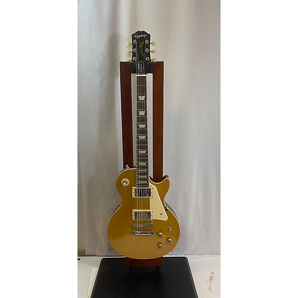 Used Epiphone Used Epiphone Les Paul Standard Gold Top Solid Body Electric Guitar