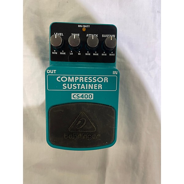 Used Behringer CS400 Compressor Sustainer Effect Pedal