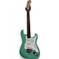 Used Squier Used Squier Bullet Stratocaster Green Solid Body Electric Guitar