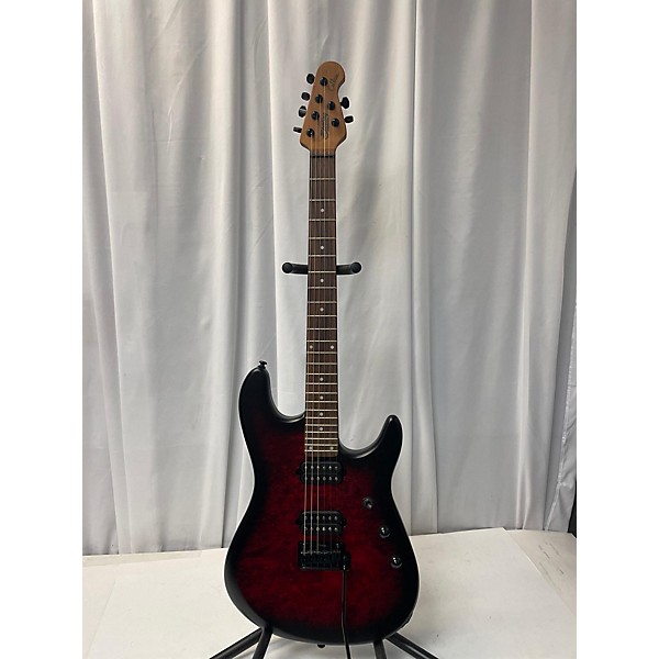 Used Sterling by Music Man Used Sterling By Music Man Richardson Cutlass 6 Scarlet Burst Solid Body Electric Guitar