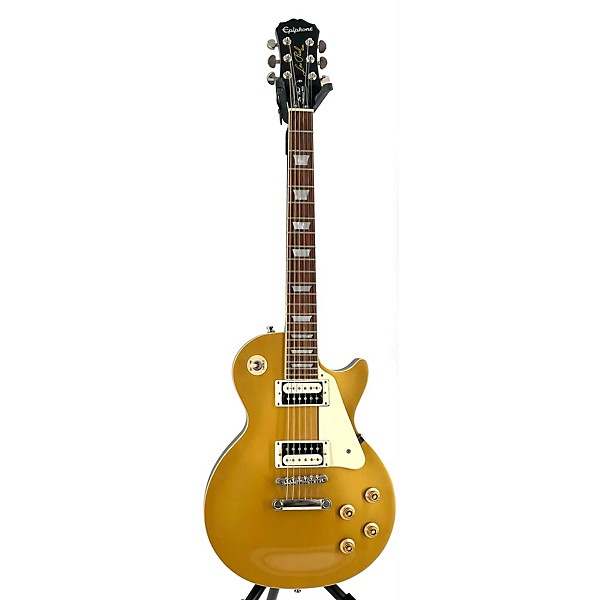 Used Epiphone Used Epiphone Les Paul Traditional Pro Butterscotch Solid Body Electric Guitar