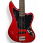 Used Squier Used Squier Vintage Modified Jaguar Bass Red Electric Bass Guitar thumbnail